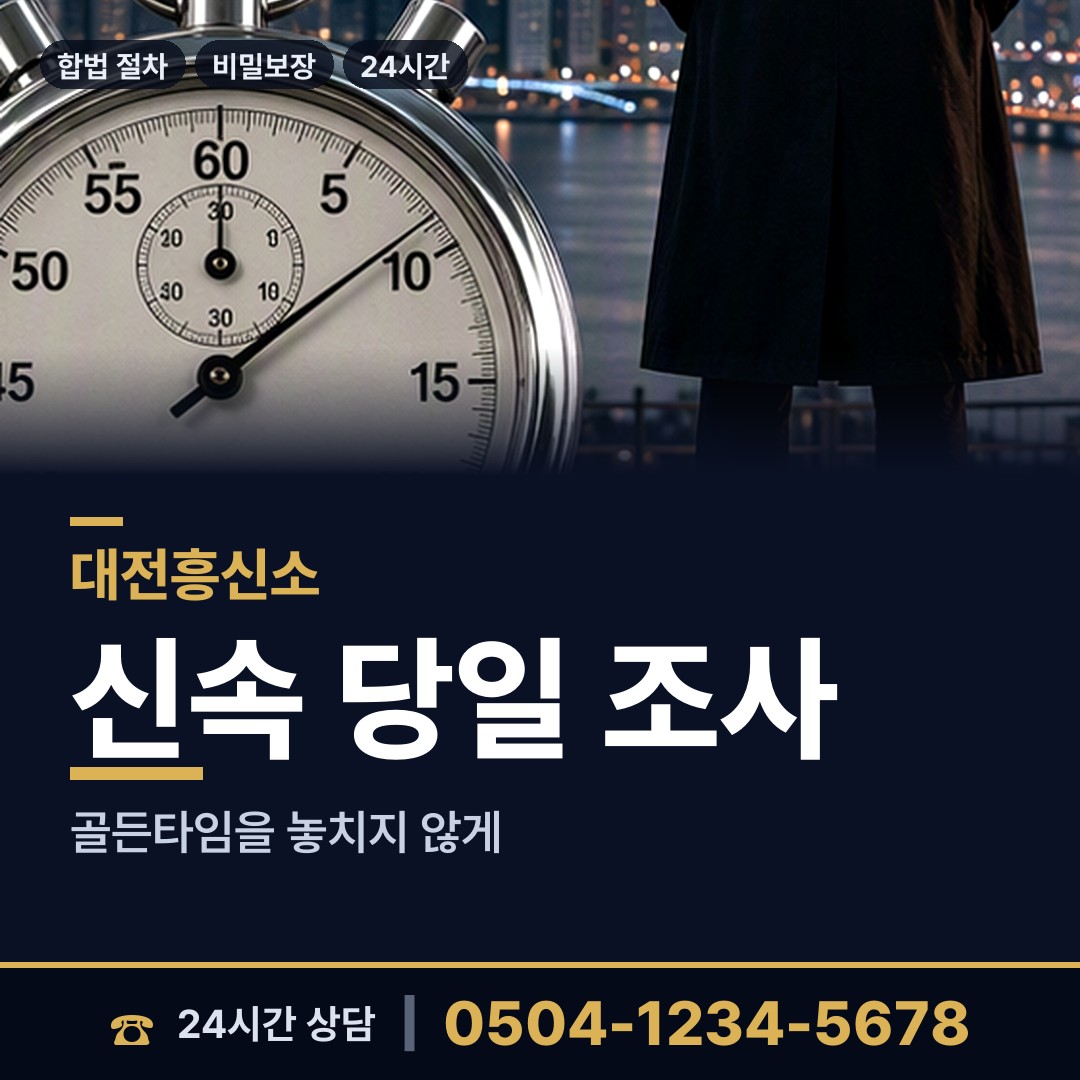 대전 노은2동 신상조사 상담 안내
